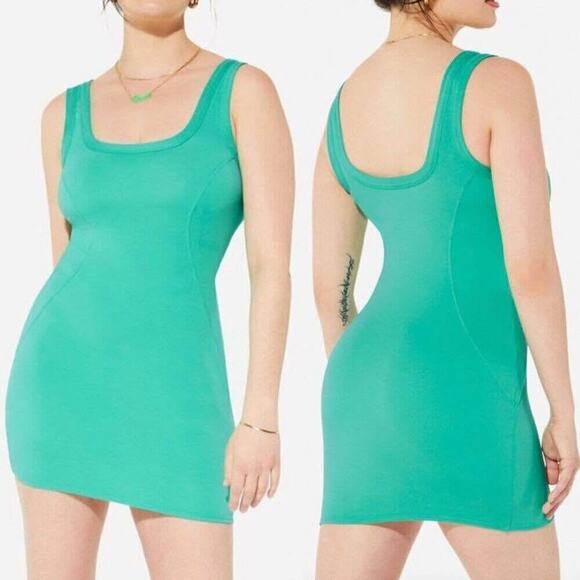 Yitty By Fabletics Women’s Small Seafoam Green Body Butter Tank Dress - Picture 2 of 9